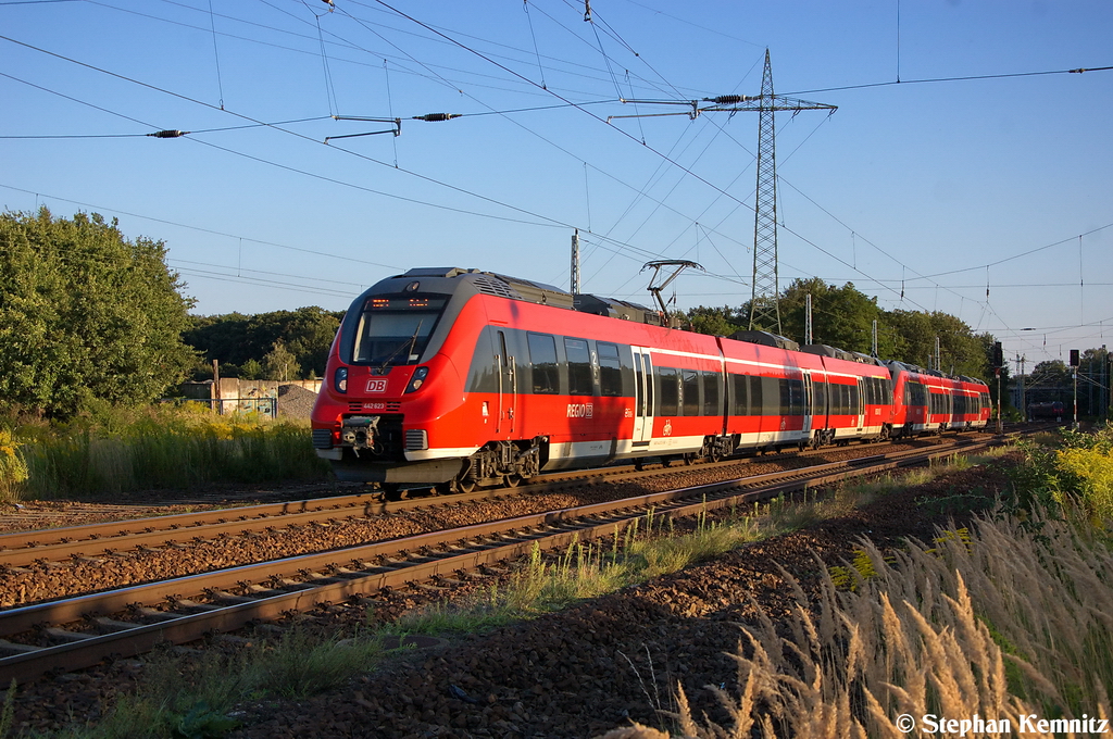 442 123/623 & 442 124/624 als RB21 (RB 18678) von Potsdam Griebnitzsee nach Priort in Satzkorn. 23.08.2012