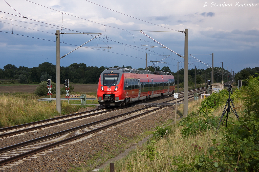 442 129-3 als RE1 (RE 18542) von Potsdam Hbf nach Brandenburg Hbf in Brandenburg. 13.08.2013