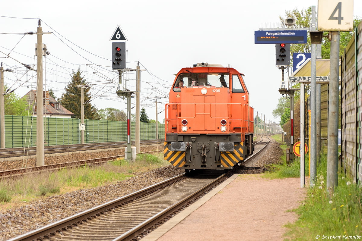 275 867-0 B & V Leipzig GmbH kam solo durch Großwudicke und fuhr weiter in Richtung Stendal. 16.05.2017