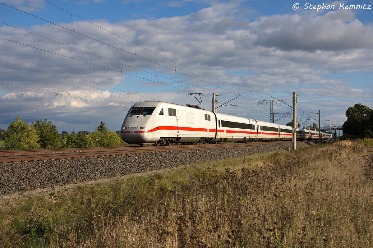 401 081-5  Interlaken  in Vietznitz und fuhr in Richtung Wittenberge weiter. 27.09.2013