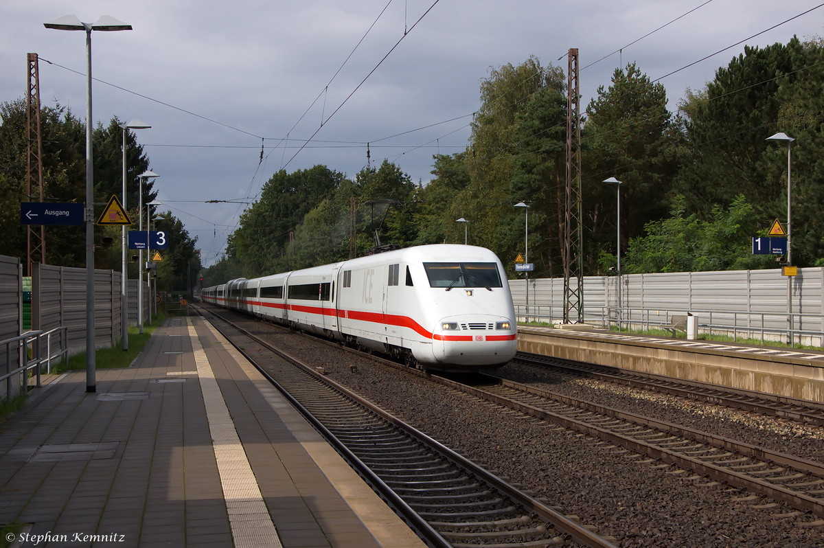 401 581-4  Interlaken  als ICE 79 von Hamburg-Altona nach Zürich HB in Bienenbüttel. 09.09.2014