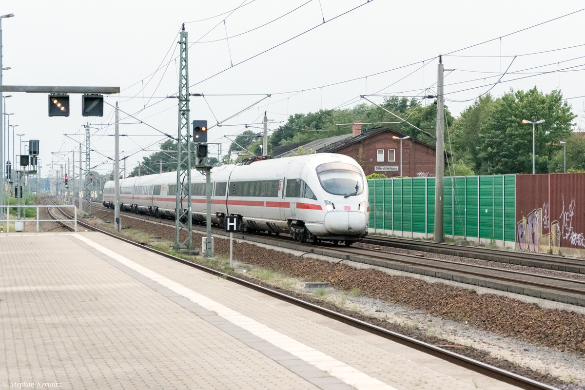 411 084-7  Kaiserslautern  als ICE 1184 (München Hbf - Berlin Südkreuz) in Rathenow. 14.08.2015