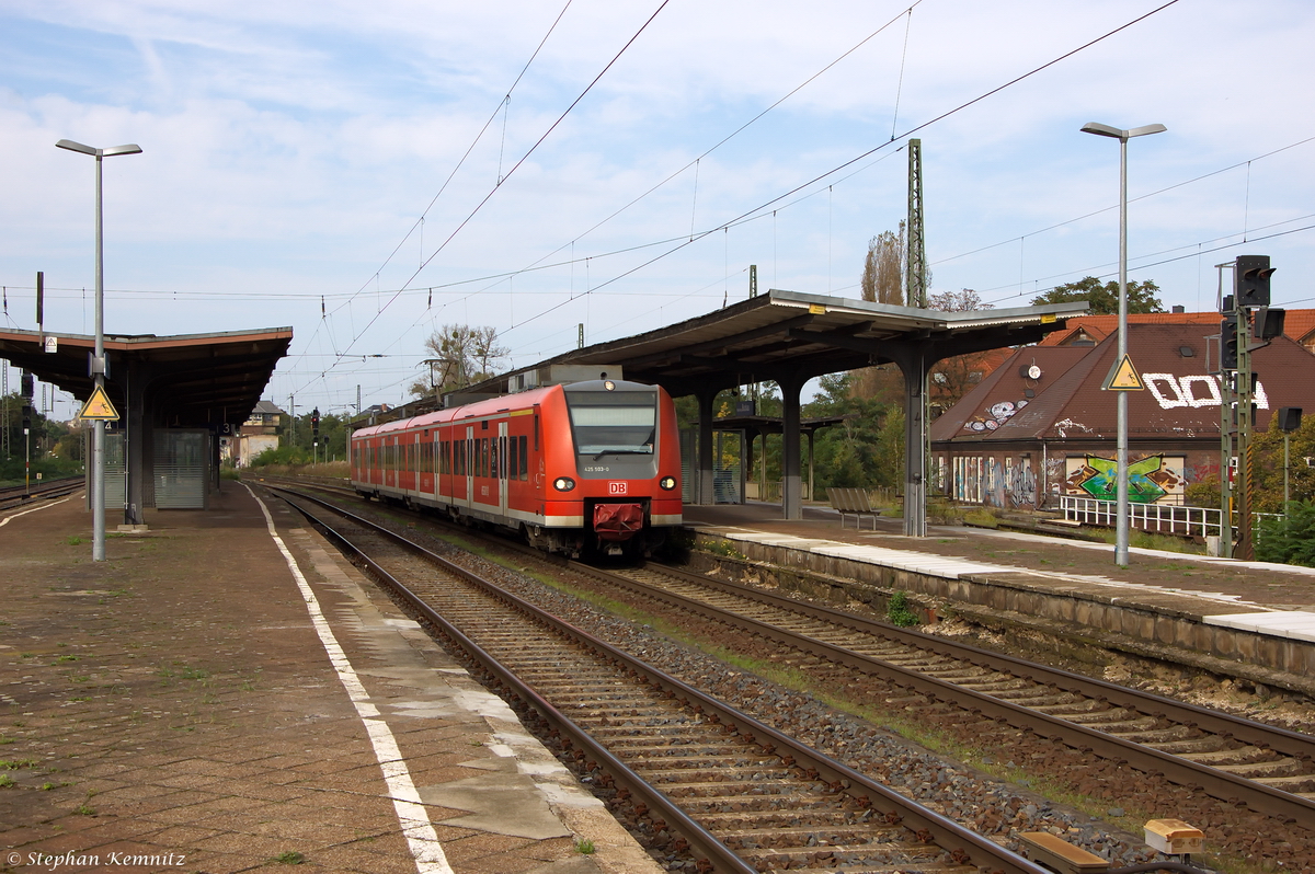 425 503-0 als RB30 (RB 17819) von Stendal nach Schönebeck-Bad Salzelmen in Magdeburg-Buckau. 10.10.2014