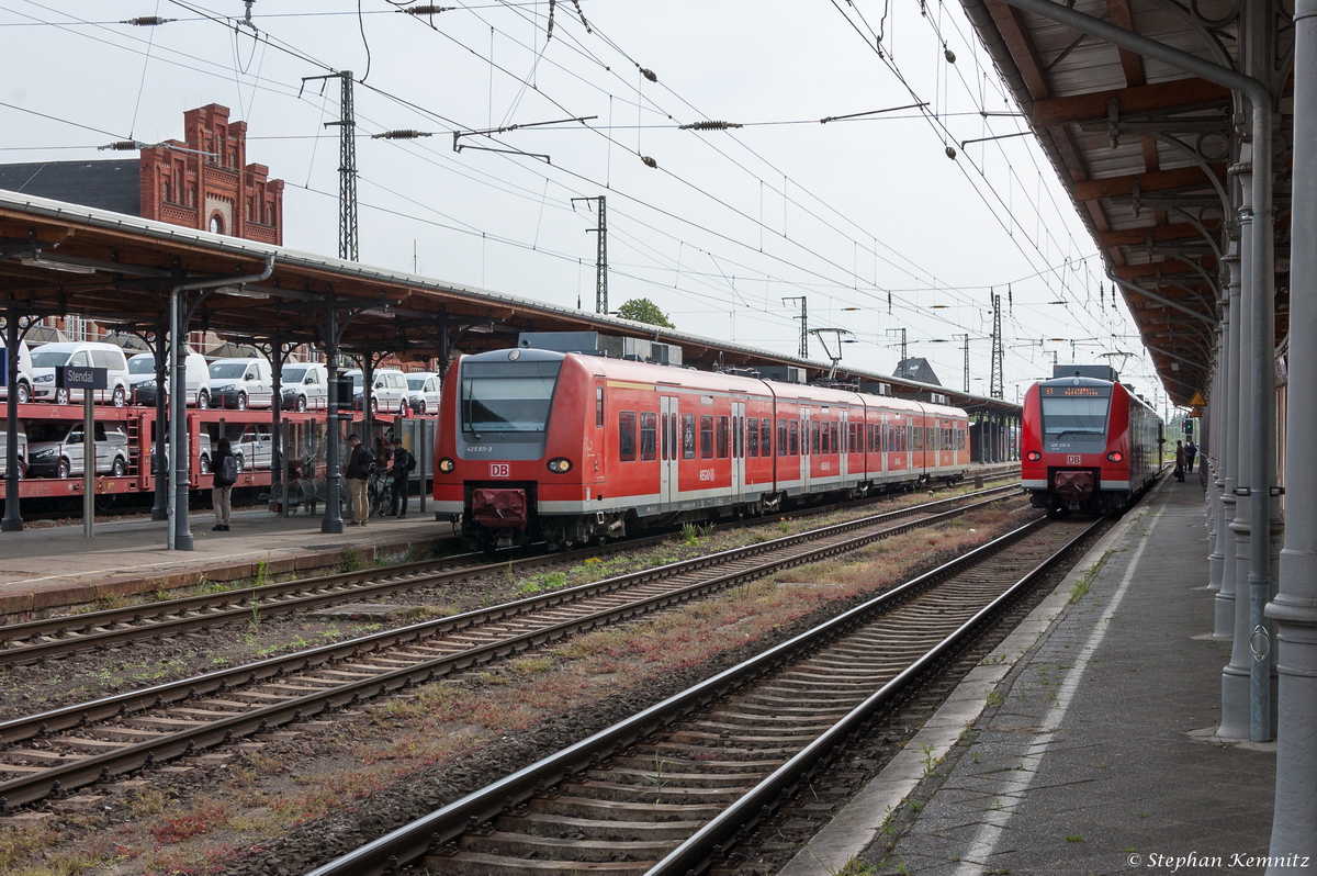 425 511-3 mit der RB32/S1 (RB/S 17560) von Schönebeck-Bad Salzelmen nach Salzwedel in Stendal. 16.05.2015