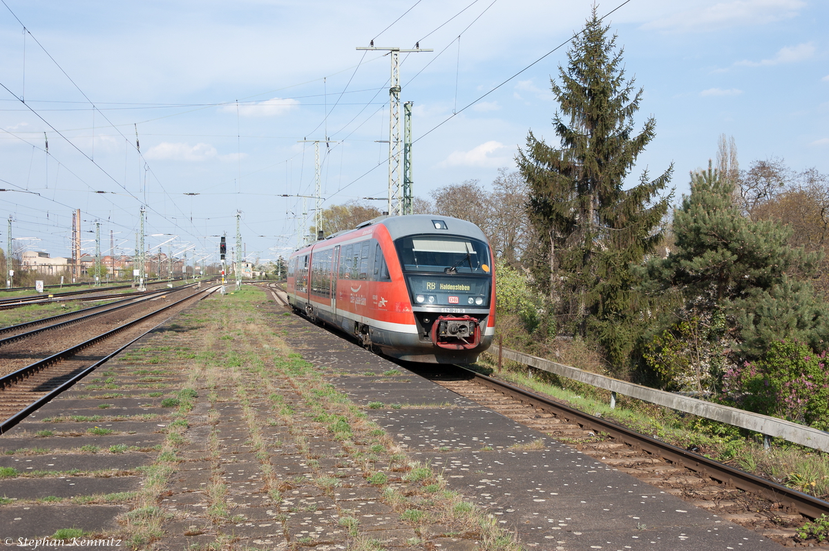642 219-9 als RB41/36 (RB 17482/17460) von Aschersleben nach Haldensleben, bei der Ausfahrt aus Magdeburg-Neustadt. 24.04.2015