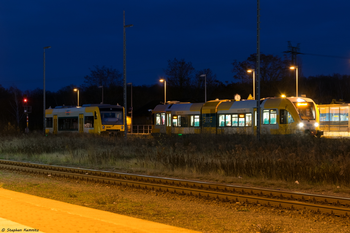 VT 646.043 (646 043-9) ODEG - Ostdeutsche Eisenbahn GmbH als RB51 (RB 68873) von Rathenow nach Brandenburg Hbf in Rathenow. 06.12.2015
