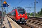 442 122/622 wurde an die 442 126/626 gekoppelt und fuhren dann zusammen als (RB 18669) weiter nach Potsdam Griebnitzsee. 14.05.2012