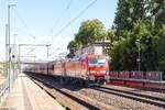 193 327-4 & 193 315-9 DB Cargo mit dem leeren Erzzug von Ziltendorf nach Hamburg in Friesack. 07.07.2018