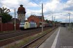 ES 64 F - 901 (152 196-2) ITL Eisenbahn GmbH mit einem Containerzug in Rathenow und fuhr in Richtung Stendal weiter.
