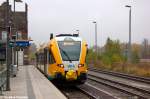 VT 646.041 (646 041-3) ODEG - Ostdeutsche Eisenbahn GmbH als OE51 (OE 68967) von Rathenow nach Brandenburg Hbf in Rathenow. 22.10.2012