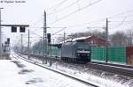 185 557-6 MRCE Dispolok GmbH fr CFL Cargo Deutschland GmbH kam als Lz durch Rathenow und fuhr in Richtung Wustermark weiter. 19.03.2013