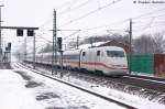 401 003-9  Neu Isenburg  als ICE 692 von Mnchen Hbf nach Berlin Ostbahnhof in Rathenow. 19.03.2013
