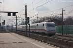 401 073-2 als ICE 370 von Interlaken Ost nach Berlin Ostbahnhof in Rathenow. 12.04.2013