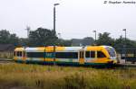 rathenow/294046/vt-646040-646-040-5-odeg-- VT 646.040 (646 040-5) ODEG - Ostdeutsche Eisenbahn GmbH als RB51 (RB 68859) von Rathenow nach Brandenburg Hbf in Rathenow. 20.09.2013