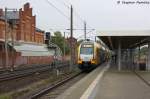 ET 445.101 (445 101-9) ODEG - Ostdeutsche Eisenbahn GmbH als RE4 (RE 37313) von Rathenow nach Ludwigsfelde in Rathenow. 10.10.2013