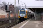 ET 445.112 (445 112-6) ODEG - Ostdeutsche Eisenbahn GmbH als RE4 (RE 84011) von Rathenow nach Ludwigsfelde in Rathenow. 11.02.2014