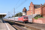 120 106-0 mit dem IC 2343 von Münster(Westf)Hbf nach Berlin Ostbahnhof in Rathenow. 18.09.2016