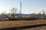 rathenow/592632/vt-65090-650-090-3-odeg-- VT 650.90 (650 090-3) ODEG - Ostdeutsche Eisenbahn GmbH stand in Rathenow und wartete auf neue Einsätze. 26.12.2017