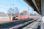 rathenow/645702/182-008-mit-dem-ire-4278 182 008 mit dem IRE 4278 'Berlin-Hamburg-Express' von Berlin Ostbahnhof nach Hamburg Hbf in Rathenow. 20.01.2019