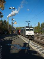 E 186 181-4 Railpool GmbH fr METRANS Rail s.r.o mit einem Containerzug in Uelzen und fuhr in Richtung Celle weiter. 18.10.2013