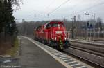 Durch Uelzen kamen 261 087-1 & 261 089-7 der DB Schenker Rail Deutschland AG und fuhren in Richtung Celle weiter. 04.02.2014