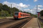 424 508-0 der S-Bahn Hannover in Niederndodeleben und fuhr in Richtung Braunschweig weiter. 12.08.2014 