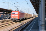 stendal/518705/145-007-1-db-cargo-mit-dem 145 007-1 DB Cargo mit dem Einzelwagenzug EZ 51663 in Stendal und fuhr weiter in Richtung Wolfsburg. 15.09.2016