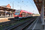 648 613-7  Prignitz-Express  kam durch Stendal und fuhr weiter in Richtung Wittenberge.