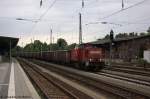 298 334-4 DB Schenker Rail Deutschland AG hatte aus dem Hafen Knigs Wusterhausen einen Eanos Ganzzug geholt und hatte diesen zum Gterbahnhof gebracht. 14.05.2013