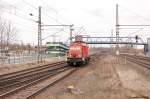 298 308-8 DB Schenker Rail Deutschland AG im Brandenburger Hbf und fuhr weiter in Richtung Kirchmöser. 07.04.2015