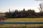 212 325-5 EfW-Verkehrsgesellschaft mbH kam Lz aus Richtung Hbf durch Stendal(Wahrburg) und fuhr weiter in Richtung Wolfsburg. 14.02.2014