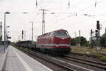 br-1229/790148/229-181-3-clr---cargo-logistik 229 181-3 CLR - Cargo Logistik Rail-Service GmbH mit einem R-Wagen Ganzzug in Stendal. 06.09.2022