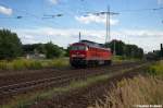 233 373-0 DB Schenker Rail Deutschland AG kommt Lz durch Satzkorn gefahren. 23.08.2012