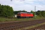 233 636-0 DB Schenker Rail Deutschland AG in Satzkorn und fuhr als Lz weiter nach Priort.