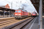 233 321-9 DB Cargo mit dem Mischer EZ 51663 in Stendal Richtung Wolfsburg. 22.09.2016