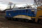 br-6140-e40-private/316973/in-rathenow-stand-immer-noch-die In Rathenow stand immer noch die 140 759-2 der evb Logistik. 17.01.2014