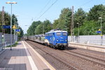 br-6140-e40-private/515646/140-774-1-evb-logistik-mit-einem 140 774-1 evb logistik mit einem leeren Autotransportzug in Bienenbüttel und fuhr weiter in Richtung Uelzen. 26.08.2016