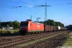145 049-3 DB Schenker Rail Deutschland AG mit einem gemischtem Güterzug in Satzkorn und fuhr in Richtung Priort weiter.