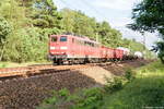 br-6151/568713/151-041-1-db-cargo-mit-einem 151 041-1 DB Cargo mit einem gemischtem Güterzug bei Friesack und fuhr weiter in Richtung Wittenberge. 29.07.2017