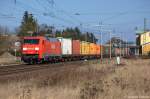 br-6152-siemens-es-64-f/186840/152-055-0-mit-einem-containerzug-in 152 055-0 mit einem Containerzug in Suderburg in Richtung Celle unterwegs. 23.03.2012