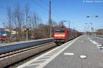 br-6152-siemens-es-64-f/253577/152-070-9--152-xxx-x-db 152 070-9 & 152 XXX-X DB Schenker Rail Deutschland AG mit einem Kalizug in Elze(Han) und fuhren in Richtung Kreiensen weiter. 15.03.2013