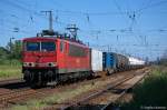 br-6155-dr-250/199243/155-115-9-db-schenker-rail-deutschland 155 115-9 DB Schenker Rail Deutschland AG mit einem gemischtem Gterzug in Priort, in Richtung Golm unterwegs. 26.05.2012