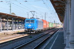 185 522-0 ITL - Eisenbahngesellschaft mbH mit dem Containerzug DGS 42328 von Prag nach Hamburg in Stendal. Netten Gruß an den Tf! 15.09.2016