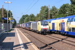 ES 64 F4 - 095 (189 995-4) MRCE Dispolok GmbH für TXL - TX Logistik AG mit einem KLV in Bienenbüttel und fuhr weiter in Richtung Uelzen.