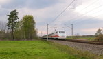 401 065-8 als ICE 370 von Basel SBB nach Berlin Ostbahnhof in Nennhausen. 30.04.2016