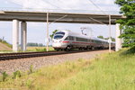 411 081-3  Horb am Neckar  als ICE 1588 von München Hbf nach Hamburg-Altona in Nennhausen.