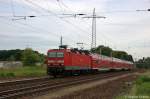 143 556-9 mit der RB21 (RB 18678) von Potsdam Hbf nach Wustermark in Satzkorn.
