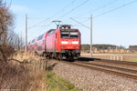 146 027 mit dem RE20 (RE 17665) von Uelzen nach Magdeburg Hbf in Demker. 01.04.2016
