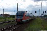 642 168/668 als RB13 (RB 17965) von Stendal nach Rathenow, bei der Einfahrt in Rathenow. 09.07.2012