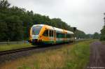 VT 646.044 (646 044-7) ODEG - Ostdeutsche Eisenbahn GmbH als OE51 (OE 68967) von Rathenow nach Brandenburg Altstadt bei Mgelin.